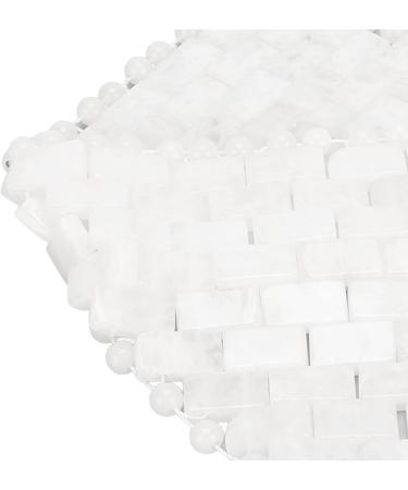 Quartz Sleep Mask with White Jade Stones - Anti-Wrinkle Massage Eye Mask for Relaxation & Beauty - Buy Online on GoSupps.com