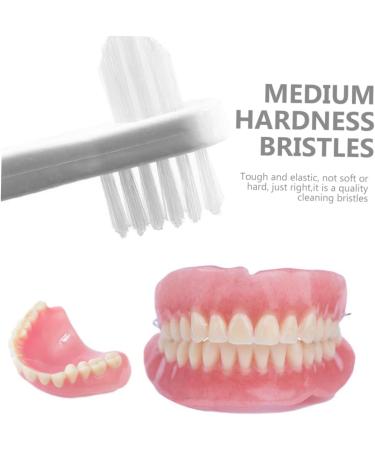 Minkissy 12-Stk Dual-Sided Toothbrush for Dentures & Prosthesis Care | Optimal Cleaning Tool for Adults - Buy Online on GoSupps.com