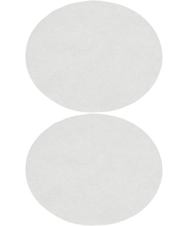 60 Pieces Heat-Resistant Food Oil Absorption Baking Paper - One-Way Round Filter for Frying Soups & Cooking - Buy Online on GoSupps.com