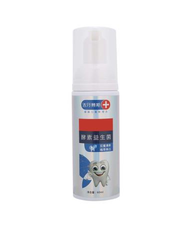 Tooth white toothpaste deep -cleaning toothpaste mousse for children children toothpaste mousse fruit taste foam toothpaste for automatic electrical toothbrush (strawberry taste)