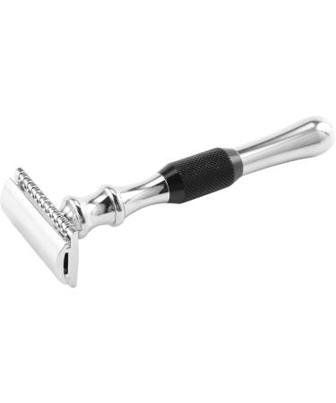 Guvkeug Alloy Classic Double Blade Razor Knife - Sleek Black Design for Precision Shaving | International Shipping Available - Buy Online on GoSupps.com