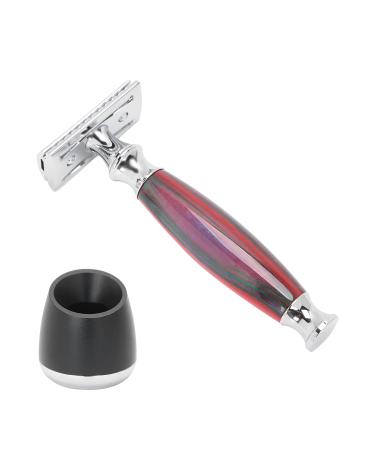 Buy Red Manual Double Edge Razor with Stand for Men & Women - Premium Shaving Experience - Buy Online on GoSupps.com