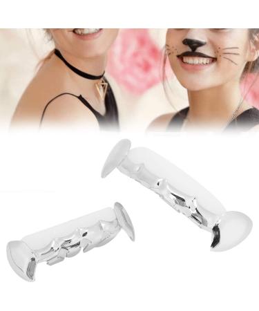 Verdant Touch Brass Teeth Set - Hip Hop Style for Men & Women | Halloween Party Accessory - Buy Online on GoSupps.com