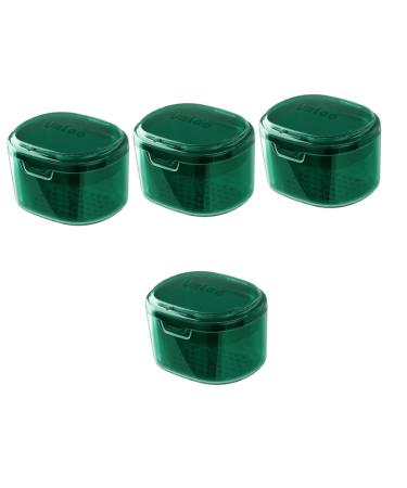 Fomiyes 4 pieces retainer storage box Caja para guardar Herramienta's prosthesis holder sieve filter small storage container mouth holder case invisible braces box prosthesis box stk