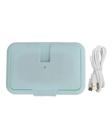Portable Baby Wipe Warmer - Keeps Wipes Moist & Warm for Babies - Light Blue Wet Wipe Dispenser - Buy Online on GoSupps.com