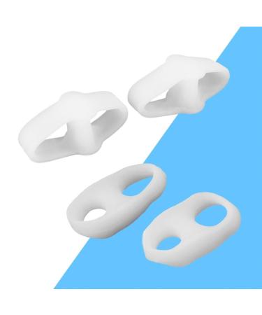 4-Piece Silicone Gel Toe Protectors - Double-Loop Orthotics for Pain Relief & Alignment | LJ Foot Care - Buy Online on GoSupps.com
