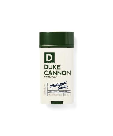 Duke Cannon Supply Co. Aluminum-Free Deodorant for Men 3 oz. Midnight Swim 2 Pack - Unique Masculine Scent Odor Control & Soothe Skin Sea Grass & Sandalwood 3 Ounce (Pack of 2) - Buy Online on GoSupps.com