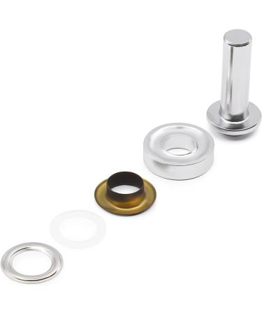Dritz 740-1-T Fashion Grommet Kit 1/2-Inch 8-Sets - Black, Complete with Tools - Buy Online on GoSupps.com