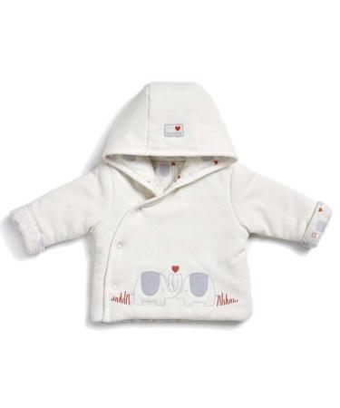 KATIES PLAYPEN / BABY BEST BUYS Natures Purest My 1st Friend Organic Cotton Padded Jacket 3-6 Months Cream