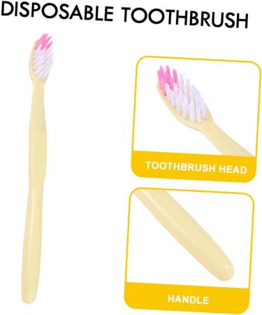Anneome 100-Pack Disposable Travel Toothbrushes - Individually Wrapped Manual Toothbrushes for Hotels & Home Use - Buy Online on GoSupps.com