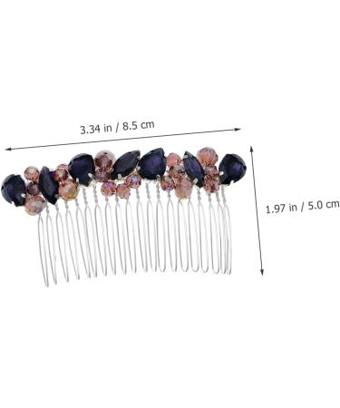 Ipetboom hairpin comb headband the photo comb diamond Glass wild European and American wedding hair pearl hair side comb hair accessories wedding hair comb prom Wedding dress hair - Buy Online on GoSupps.com