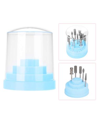 Nail Drill Holder & Organizer - 48 Holes for Nail Art Tools | Blue Nail Drill Stand for DIY & Training | Premium Nail Accessories - Buy Online on GoSupps.com