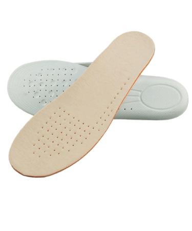 EVA Breathable and Sweat Absorbing Insole for Men and Women Invisible Soybean Fiber Full Pad(36) 36 Multi-colored