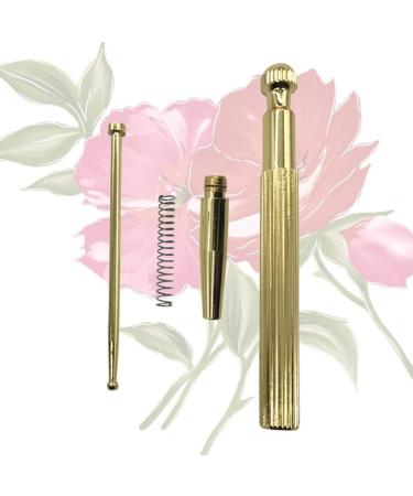 COHEALI Massage Tools Massage Tools Chiro Board Flex Tools Ear Point Probe with Built-in Spring Body Stimulator Acupressure Pen(Golden) Massage Tools Chiro Board Chiro Board - Buy Online on GoSupps.com