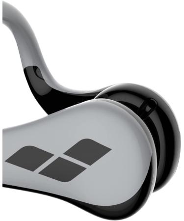 Arena Unisex Swimming Nose Clip Pro - Nose Plug for Competitive Swimmers - Soft Pads - PVC Free - One Size - Silver - Buy Online on GoSupps.com