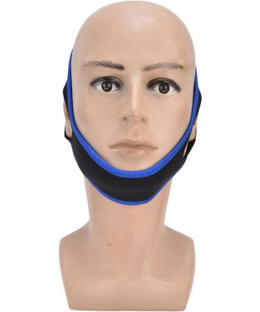 Buy Anti Snoring Chin Strap | Adjustable & Breathable Anti Snoring Devices for Men & Women - Blue Black - Buy Online on GoSupps.com