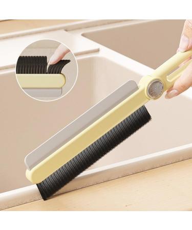 Hard Bristle Crevice Cleaning Brushes with Scraper Household Rotating Crevice Cleaning Tool for Toilet Rotating Crevice Cleaning Tool for Window Bathroom Sink Toilet Stovetop- White-1PCS White 1PCS - Buy Online on GoSupps.com