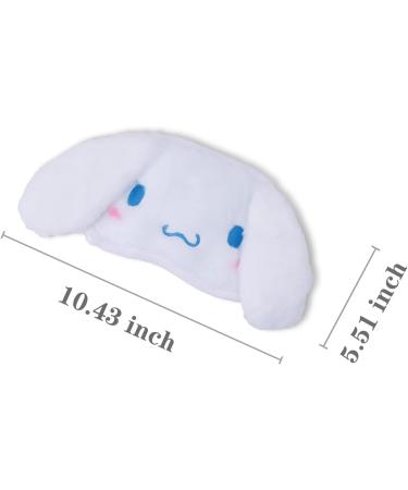 Cartoon Sleep Eye Mask - Pink Kitty & Stitch Lilo Face - Soft Faux Fur - Kids Blindfolds Set of 4 - Buy Online on GoSupps.com