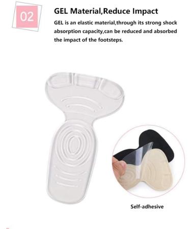 Back Heel Protector Gel Inserts - Anti-Slip Shoe Grips for Women (3 Pairs) - Buy Online on GoSupps.com