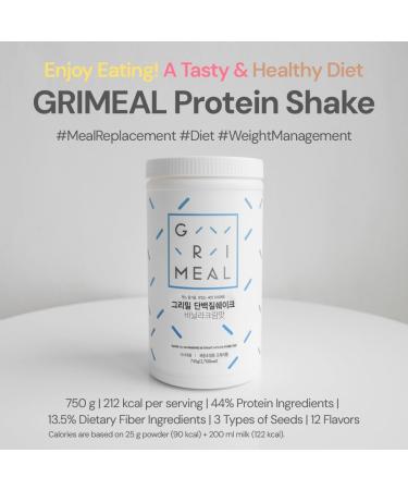 GRIMEAL Meal Replacement Shake 12 Flavors for Daily Nutrition High Protein Low Sugar Formula Plant & Whey Protein Blend Includes 11 Vitamins & Minerals Sweet Potato 750g Powder Sweet Potato 26.46 Ounce (Pack of 1) - Buy Online on GoSupps.com