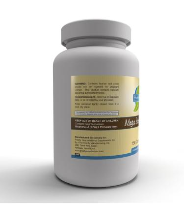 Priority One Vitamins Mega Stress Caps - 150 Capsules - B Vitamin Complex with The Benefits of Adrenal.* - Buy Online on GoSupps.com