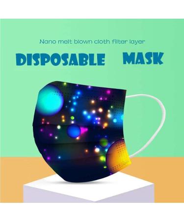 50 PCS Adult Disposable_Bandanas_Mask_Cover With Butterfly Design Pink Print Antidust Outddor Home Cleaning Supplies B 1 count (Pack of 50) - Buy Online on GoSupps.com