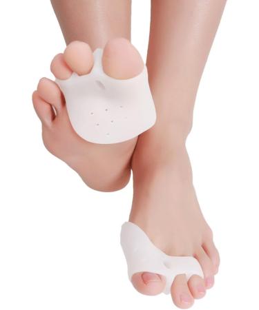 Jojomis Pair Big Toe Corrector | Toe Separator with 3 Holes Protective Gel - Buy Online on GoSupps.com