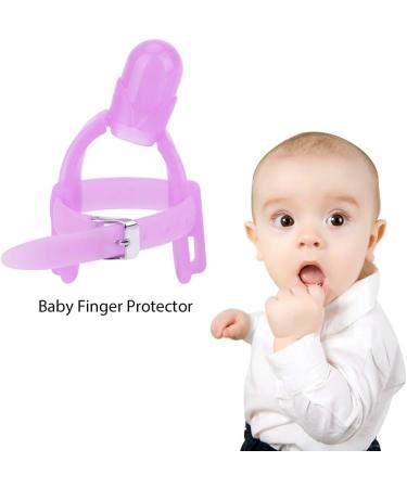 Baby Finger Protector Silicone | Adjustable Thumb Sucker Guard for Toddlers - Stop Thumb Sucking (Purple) - Buy Online on GoSupps.com