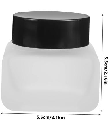 minkissy Eyeshadow Jars Sample Jars Toiletry Bottle Face Cream Jar Body Butter Jars Lotion Jar Empty Refillable Cosmetic Jars Portable Cosmetic Jar Empty Cream Jar Square Glass Travel Box - Buy Online on GoSupps.com