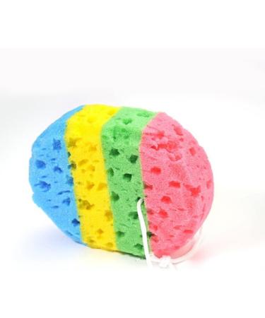 BOKIOESDE Bath Sponge Lightweight Shower Sponge High Temperature Enduring Cleaners Body Cleaning Scrub Bath Ball Washing - Buy Online on GoSupps.com