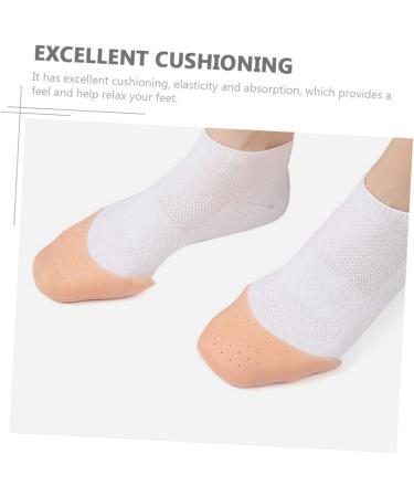 Gleavi 2 Pairs Toe Sleeve Silicone Socks - Women's Comfy Shoes Protector for Pointe Ballet Slipper - Toe Caps, Guards & Protectors - Assorted Colors - 9X7CM - Buy Online on GoSupps.com