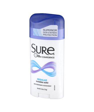 Sure Original Solid Anti Perspirant Deodorant Regular Scent 2.7 oz - Pack of 6 - Buy Online on GoSupps.com