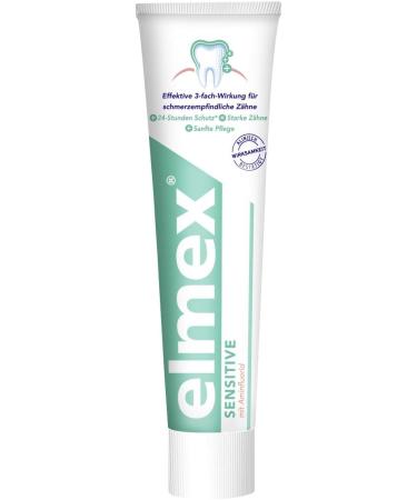 Elmex SENSITIVE Set for Sensitive Teeth | Toothpaste Mouthwash & Toothbrush - Optimal Care for You - Buy Online on GoSupps.com
