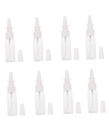 FRCOLOR 8Pcs nasal spray bottles pump sprayer empty reusable nasal spray bottle nasal spray container pump bottle travel conditioner squeeze bottle plastic fine mist spray bottle