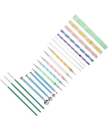 Mandala Dotting Kit - 20 Pcs Double Sided Dotting Tools & Nail Brush Set - Buy Online on GoSupps.com