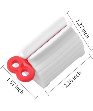 3 x Toothpaste Squeezer Set - Bathroom Accessories Toothpaste Seat Holder (Mixed Color) for Easy Use - Buy Online on GoSupps.com