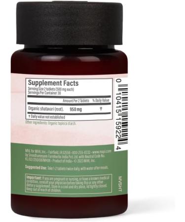 Maharishi Ayurveda Shatavari - Women's Health & Hormonal Balance Herbal Tonic | Non-GMO Vegan | Menstrual & Menopausal Support | Made in Kerala India - Buy Online on GoSupps.com