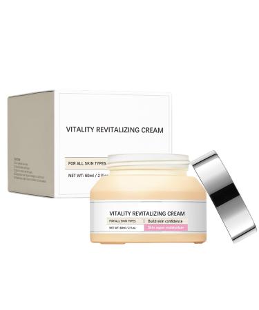 SONGVISON Vitality Revitalizing Cream moisturizing and priming cream softens wrinkles firms and hydrates the skin increases elasticity for face and body light formula 60 ml