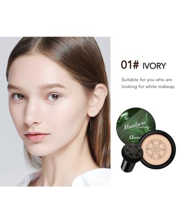 O'CHEAL Mushroom Head Air Cushion BB Cream Foundation Cream for Face Makeup Concealer Cushion for Face Comestics Make Up Cushion Compact Natural NATURAL02 - Buy Online on GoSupps.com