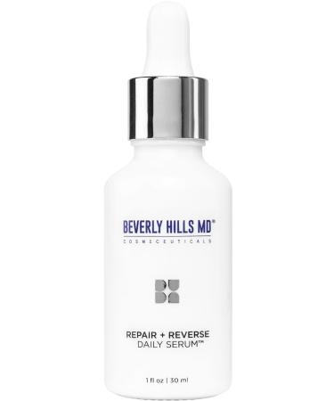 Repair + Reverse Daily Serum- Reduce Wrinkles+Glycation Lift Face Firm Skin w/Jojoba and Algae- Anti-Aging Gel for Hydrating Skin & Correcting Smile/Frown Lines Sagging/Sallowness