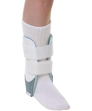 OSSUR Airform Universal Inflatable Stirrup Ankle Brace - White/Grey Youth & Pony | International Shipping Available - Buy Online on GoSupps.com