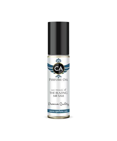 CA Perfume Impression of The Blazing Mr Sam For Men Body Oil Dupes Roll-On 0.3 Fl Oz/10ml