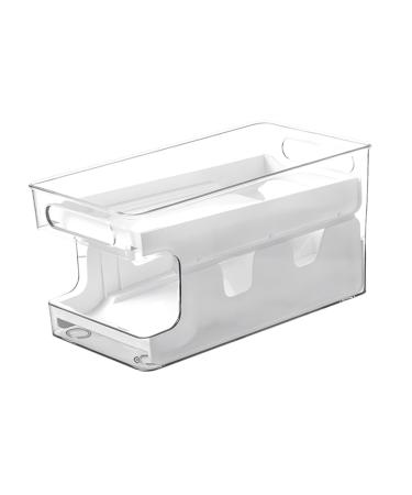LIFKICH Egg Holder Box Egg Storage Box Refrigerator Eggs Fridge Egg Organizer Egg Tray Egg Rack Automatic Crisper Egg Dispenser