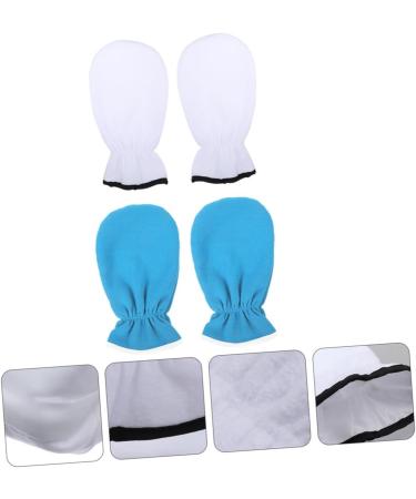 Gogogmee 2 Pairs Essential Oil Gloves Portable Wax Mitts Nursing Gloves Reusable Paraffin Mitts Portable Wax Gloves Washable Paraffin Mitts Nursing Supply Reusable Paraffin Gloves - Buy Online on GoSupps.com