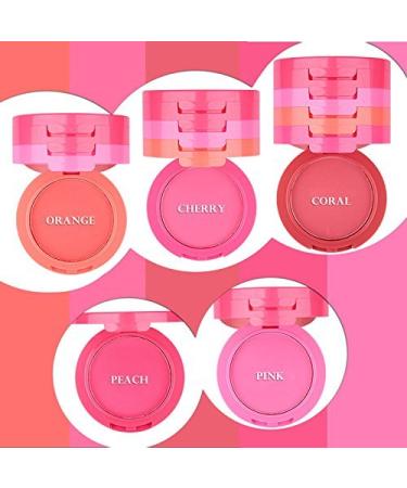 Ucanbe Waterproof 5 Color Blush Palette with Brush - Long-lasting Blush Kit - Buy Online on GoSupps.com