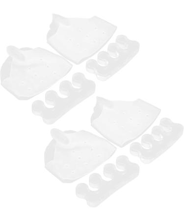 Toe Separators - 2 Sets of Transparent Silicone Orthosis for Overlapping Toes | Best Toe Spacers for Comfort & Alignment - Buy Online on GoSupps.com