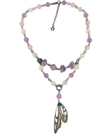 Oralgos Butterfly Choker Necklace - Bohemian Fairycore Jewelry for Women & Girls - Unique Wing Fold Punk Necklaces - Buy Online on GoSupps.com