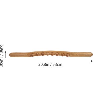 Operitacx Holz-Gua-Sha Massage Tools | Wooden Scratch Rod & 8 Pearl Body Massage Device - Buy Online on GoSupps.com