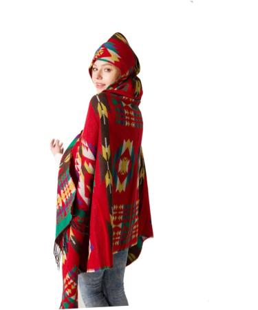 CALLARON Hooded Cloak Autumn and Winter Decorate Miss Rebozos Para Mujer - Buy Online on GoSupps.com
