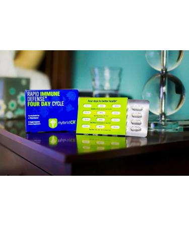 HybridCR Rapid Immune Defense | Pharmacist Formulated Herbal Formula for Immune Support | Gluten-Free Non-GMO Remedy | 24 Capsules - Buy Online on GoSupps.com